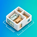 ArchAI logo, an isometric home plan